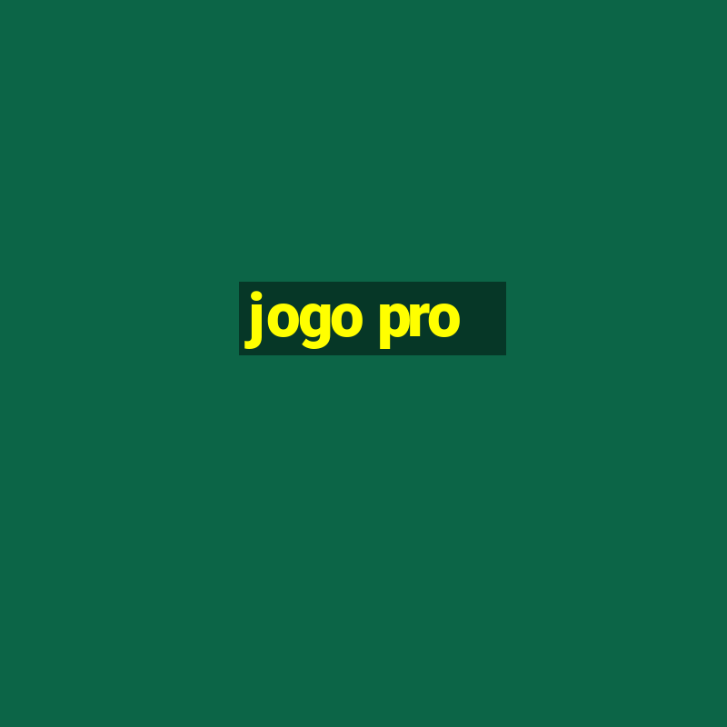 jogo pro