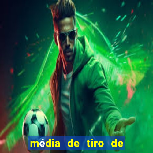 média de tiro de meta por jogo