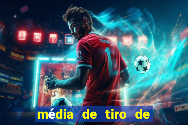 média de tiro de meta por jogo