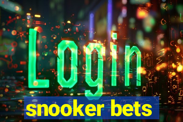 snooker bets