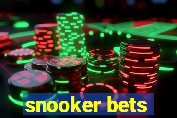 snooker bets