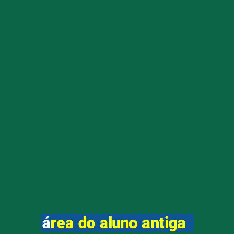 área do aluno antiga