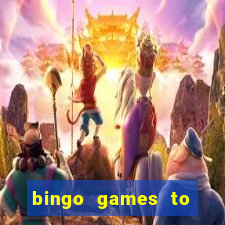 bingo games to play for free