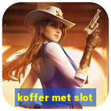 koffer met slot