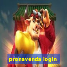 pronavenda login