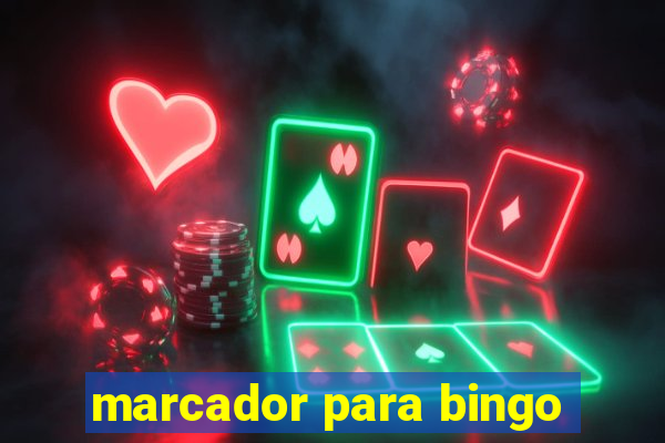 marcador para bingo