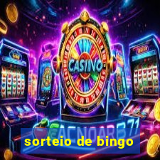 sorteio de bingo