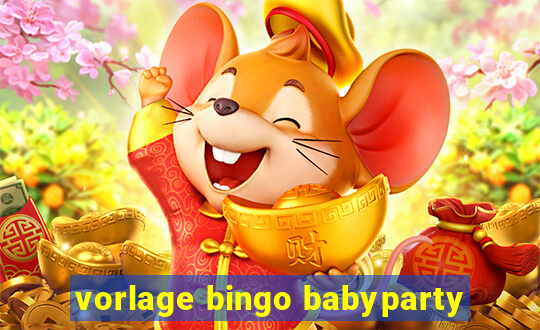 vorlage bingo babyparty