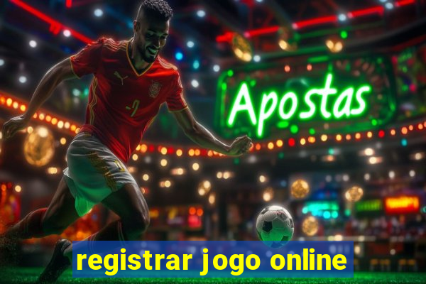 registrar jogo online