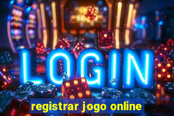 registrar jogo online