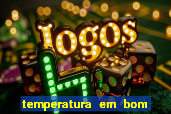 temperatura em bom jesus da lapa