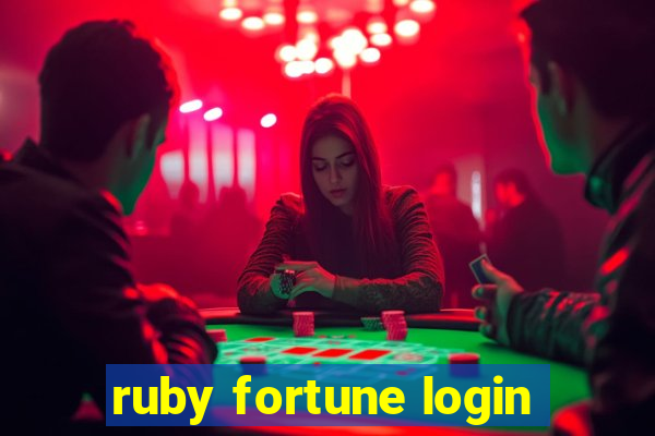 ruby fortune login