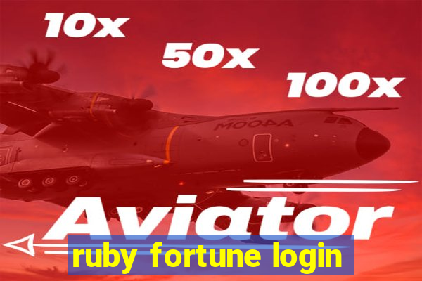 ruby fortune login