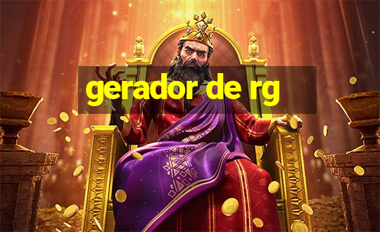 gerador de rg