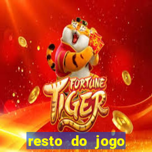 resto do jogo placar atual