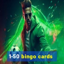 1-50 bingo cards