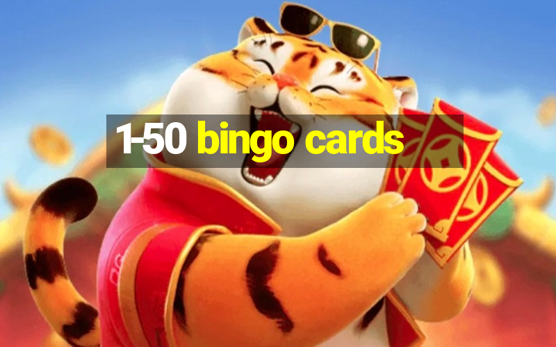 1-50 bingo cards