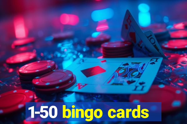 1-50 bingo cards