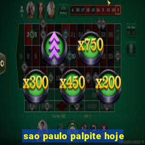 sao paulo palpite hoje