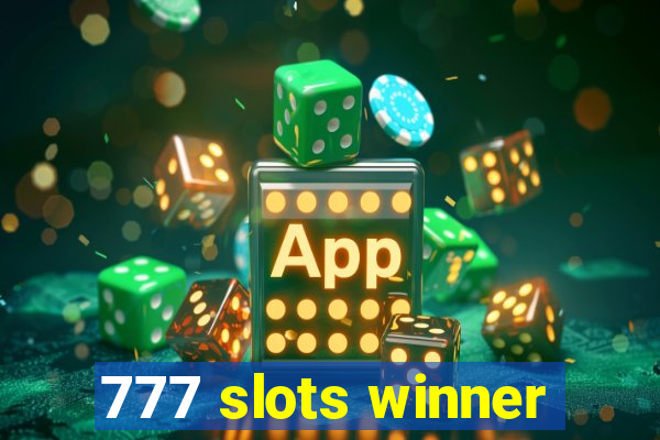 777 slots winner