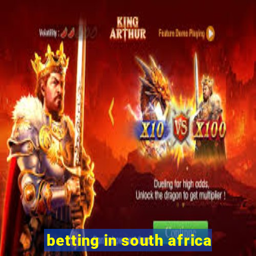 betting in south africa