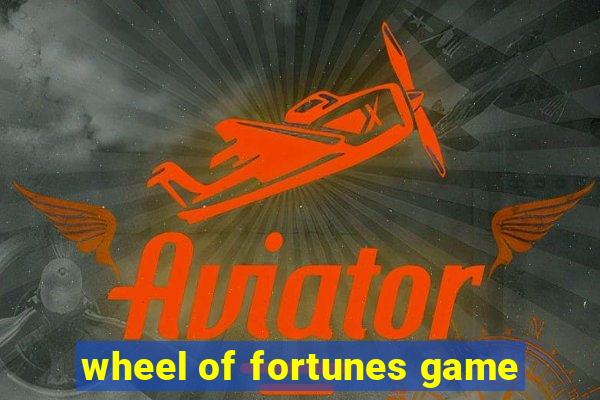 wheel of fortunes game