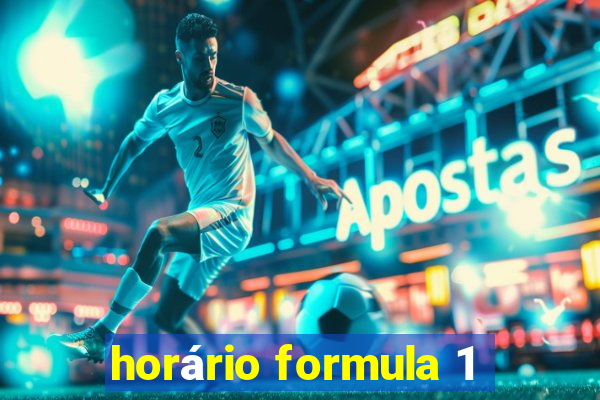 horário formula 1