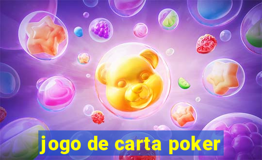 jogo de carta poker