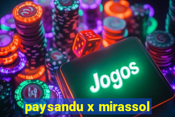 paysandu x mirassol