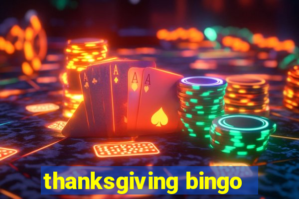 thanksgiving bingo