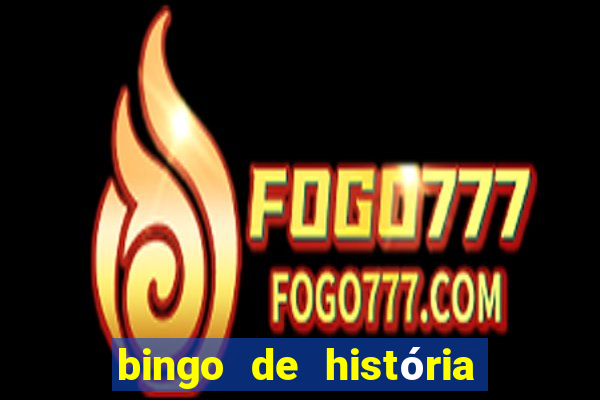 bingo de história 6 ano