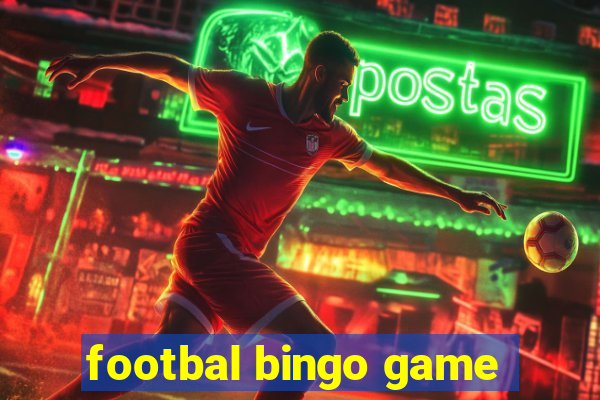 footbal bingo game