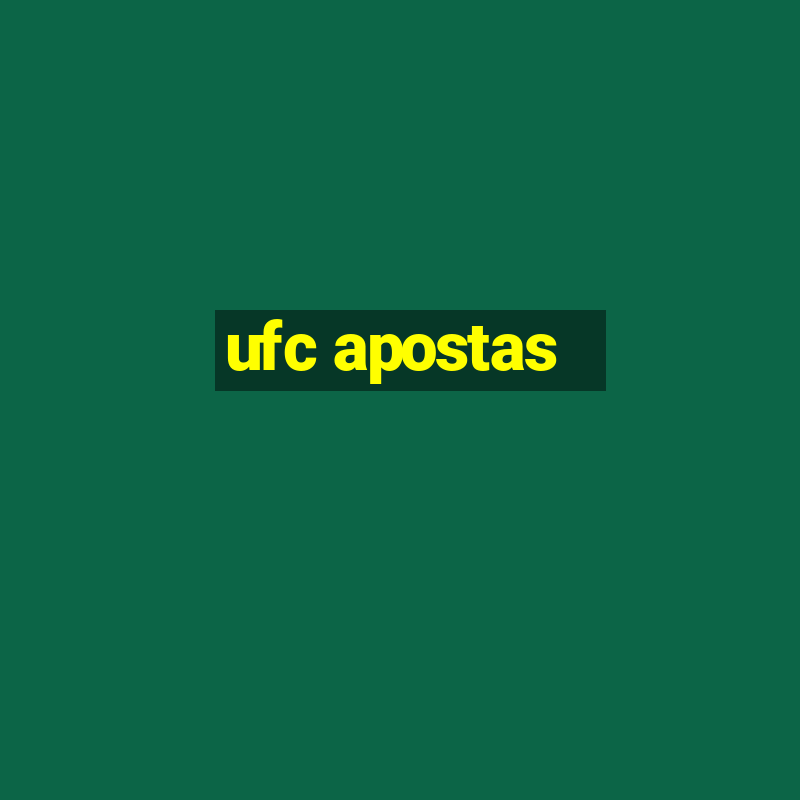 ufc apostas