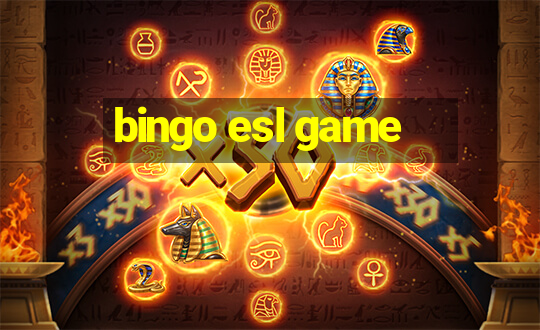 bingo esl game