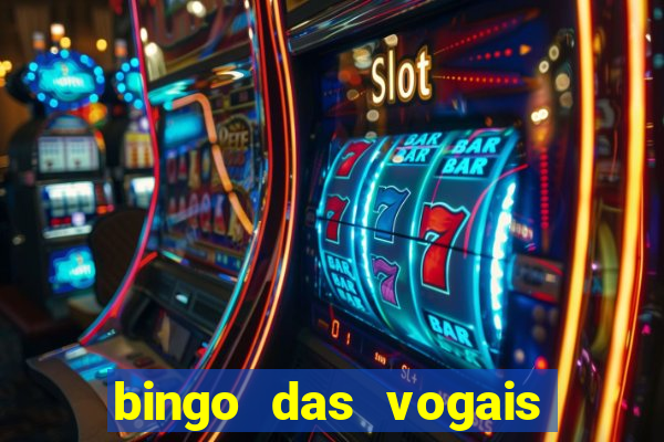 bingo das vogais colorido para imprimir