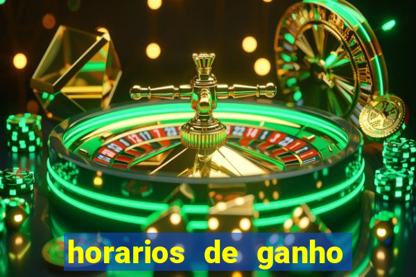 horarios de ganho do fortune tiger