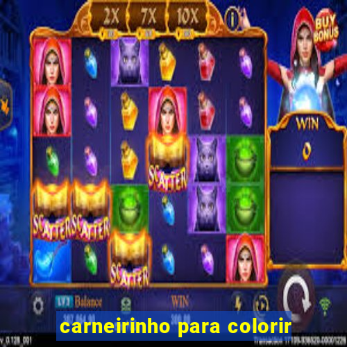 carneirinho para colorir