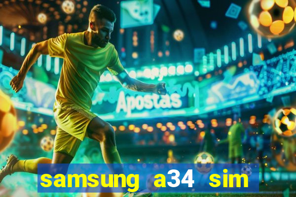 samsung a34 sim card slot