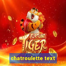 chatroulette text