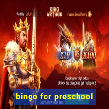 bingo for preschool