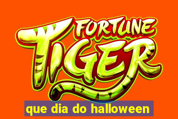 que dia do halloween