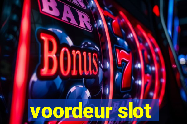 voordeur slot