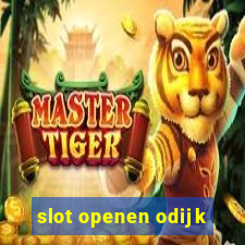 slot openen odijk