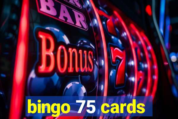 bingo 75 cards