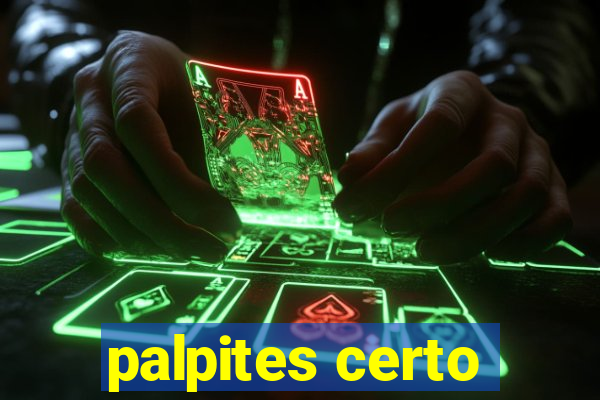 palpites certo