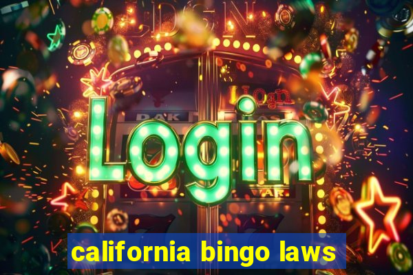 california bingo laws