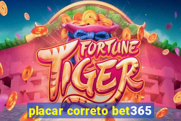 placar correto bet365