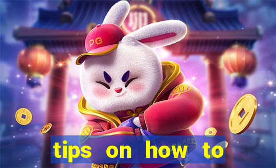 tips on how to win playing slot machines