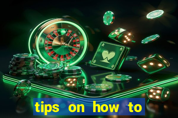 tips on how to win playing slot machines