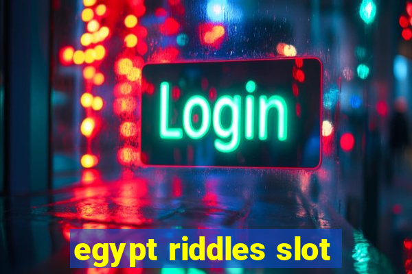 egypt riddles slot